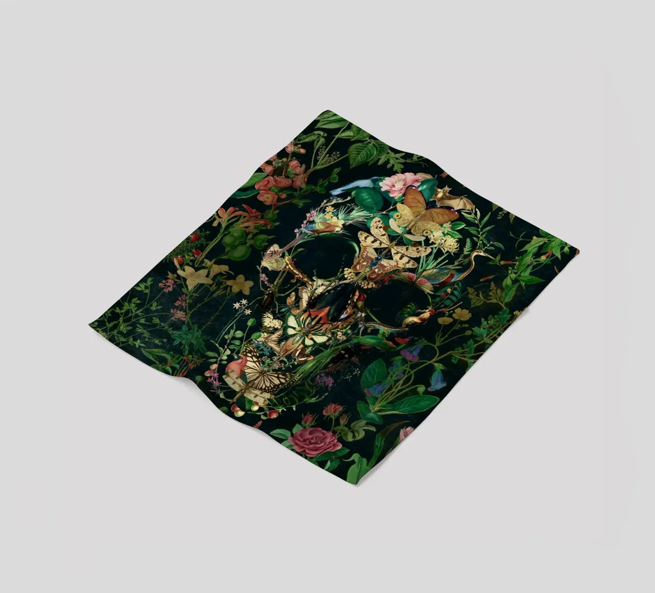 Papillon Skull coperta in pile da Ali Gulec