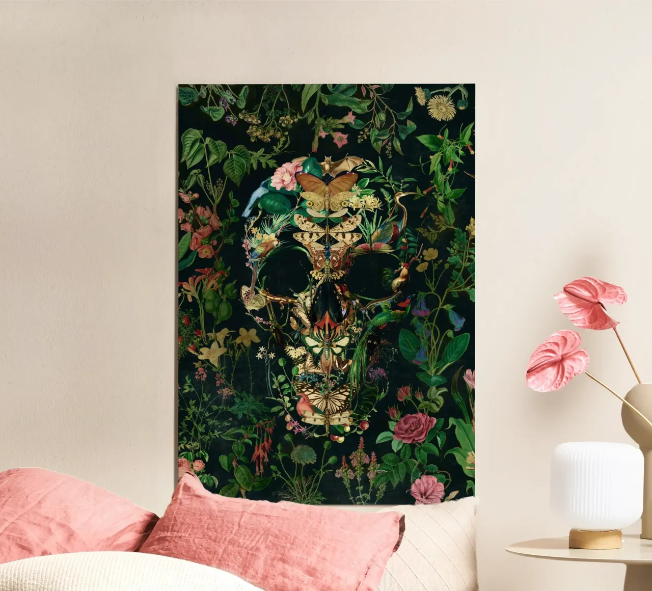 Papillon Skull poster da Ali Gulec