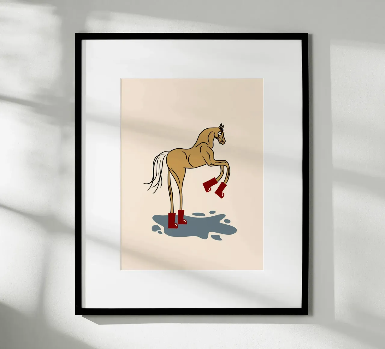 Stivali da pioggia cavallo poster da Little Dean