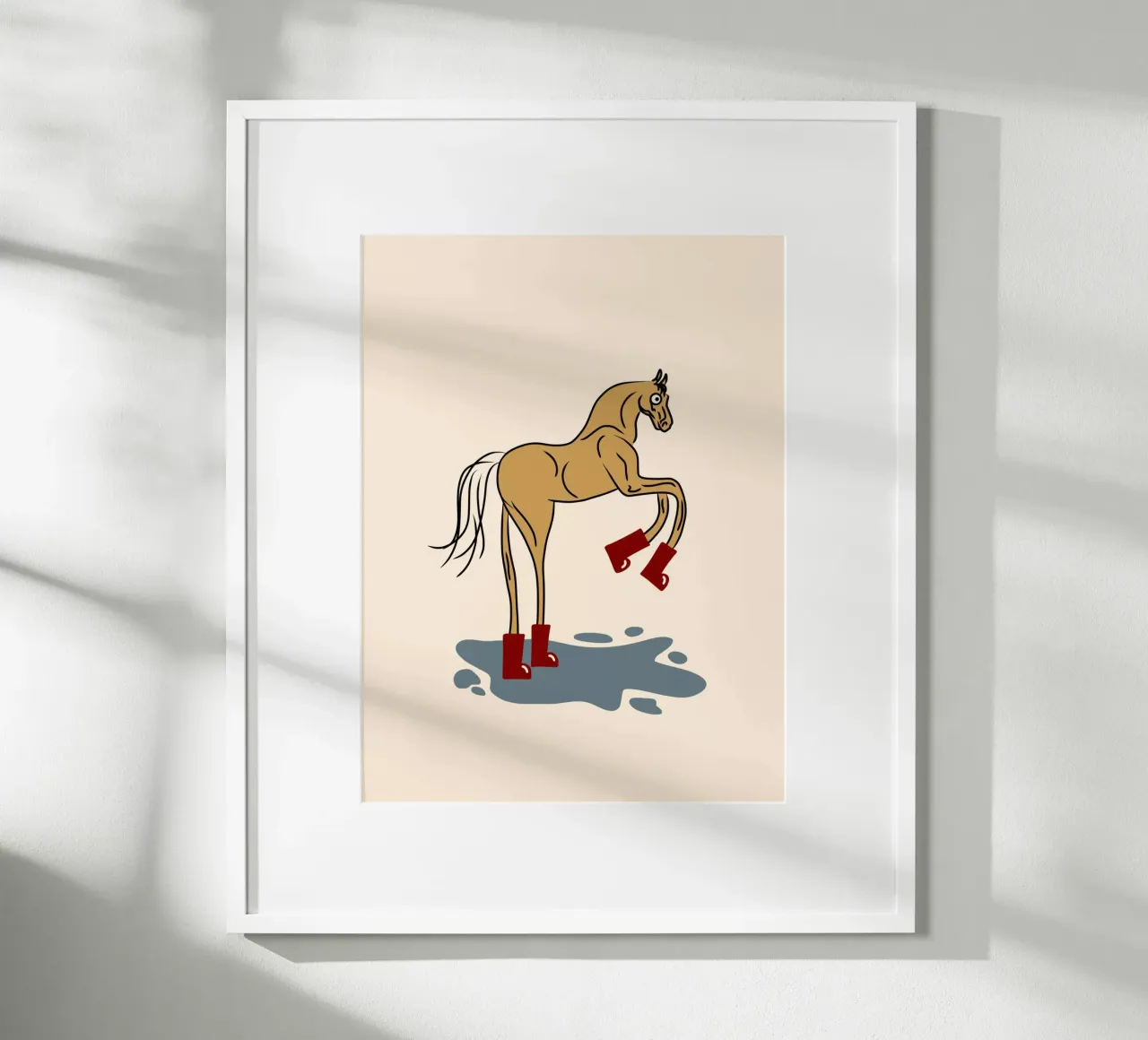 Stivali da pioggia cavallo poster da Little Dean