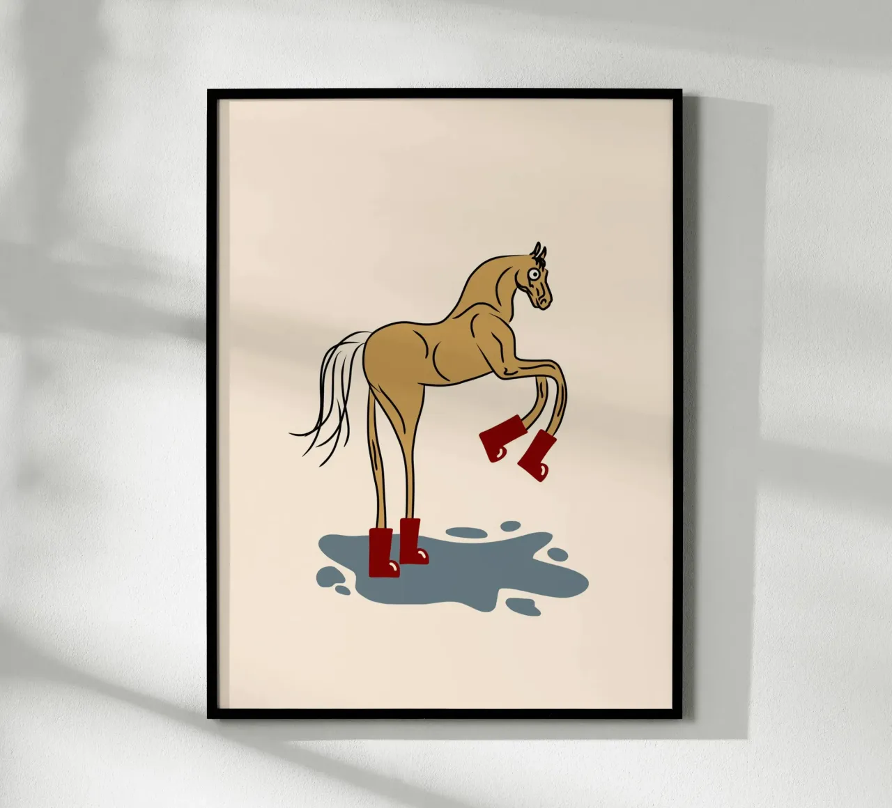 Stivali da pioggia cavallo poster da Little Dean
