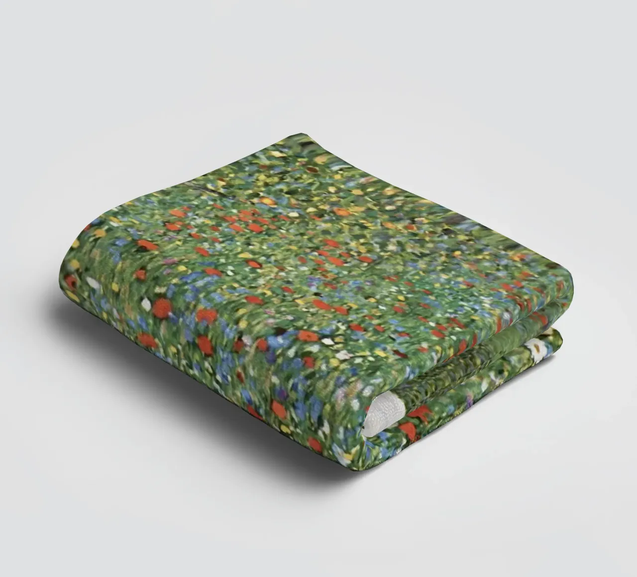 Gustav Klimt - Campo di papaveri (Poppy Field) asciugamano da bagno da Venus Art