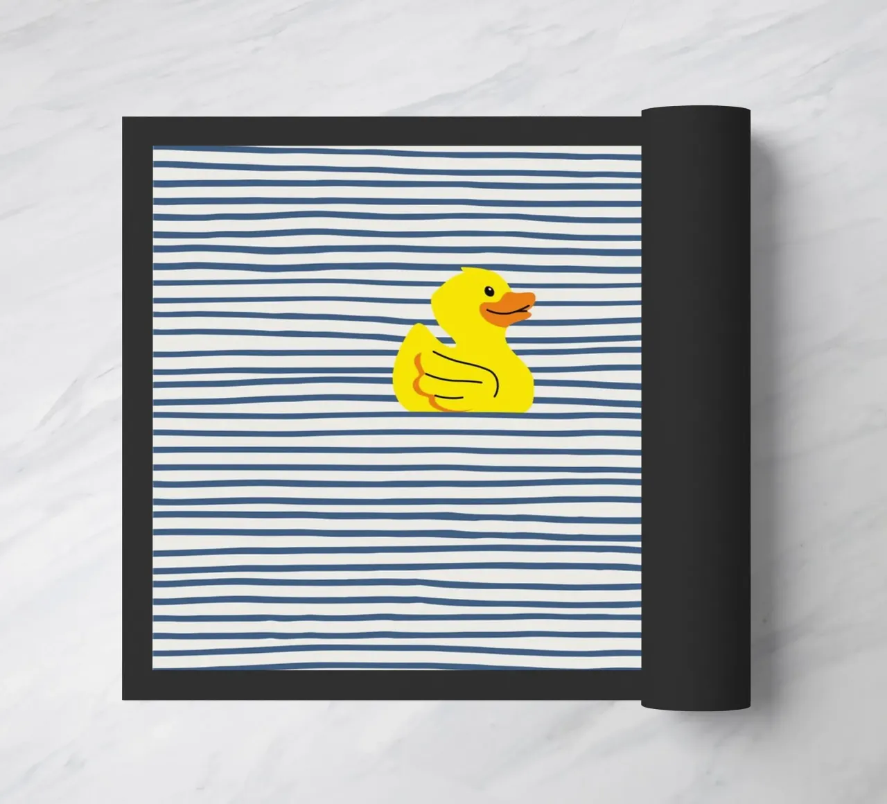 Badeend deurmat van Little Dean