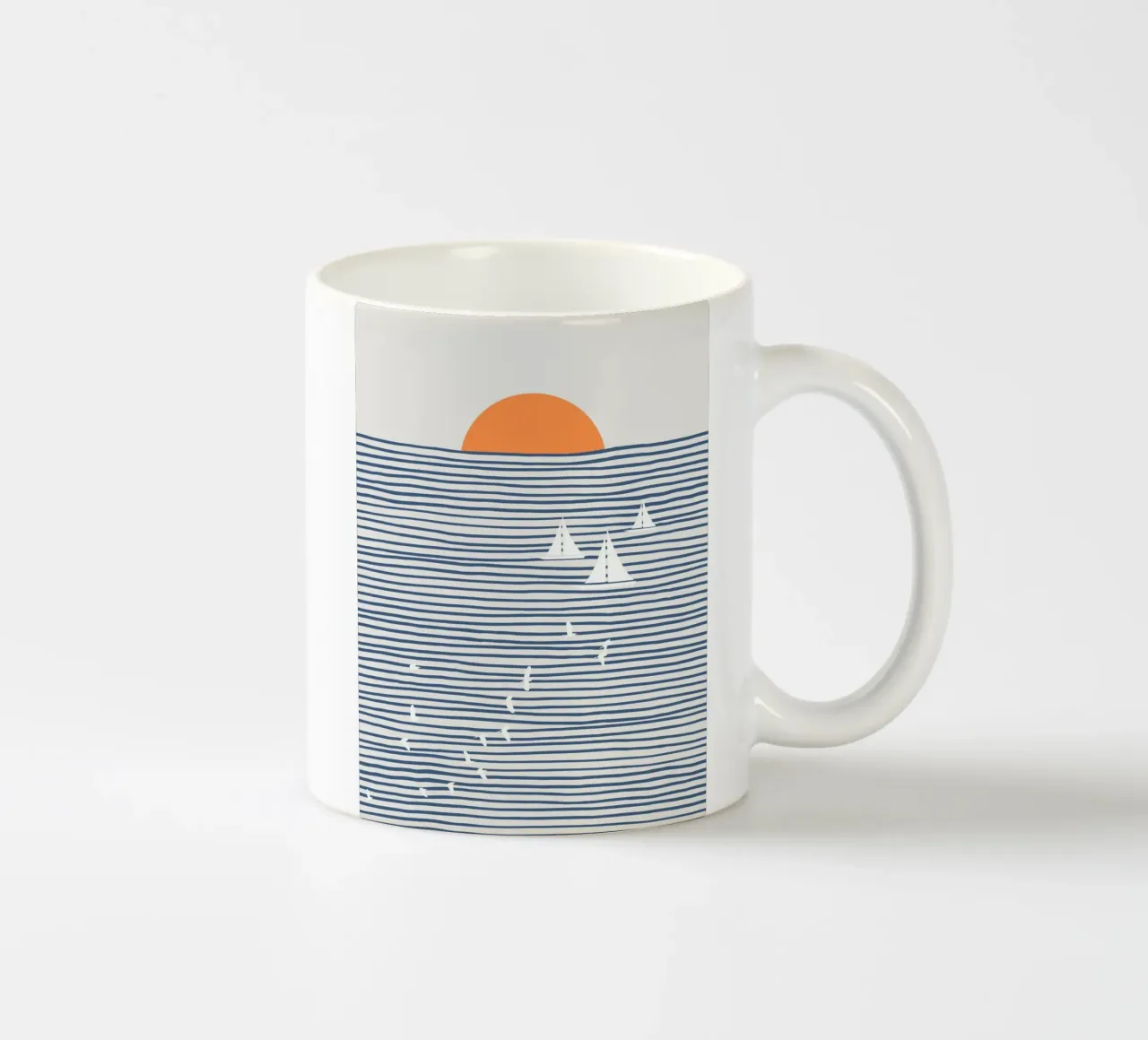 Vele bianche tazza in ceramica da Little Dean