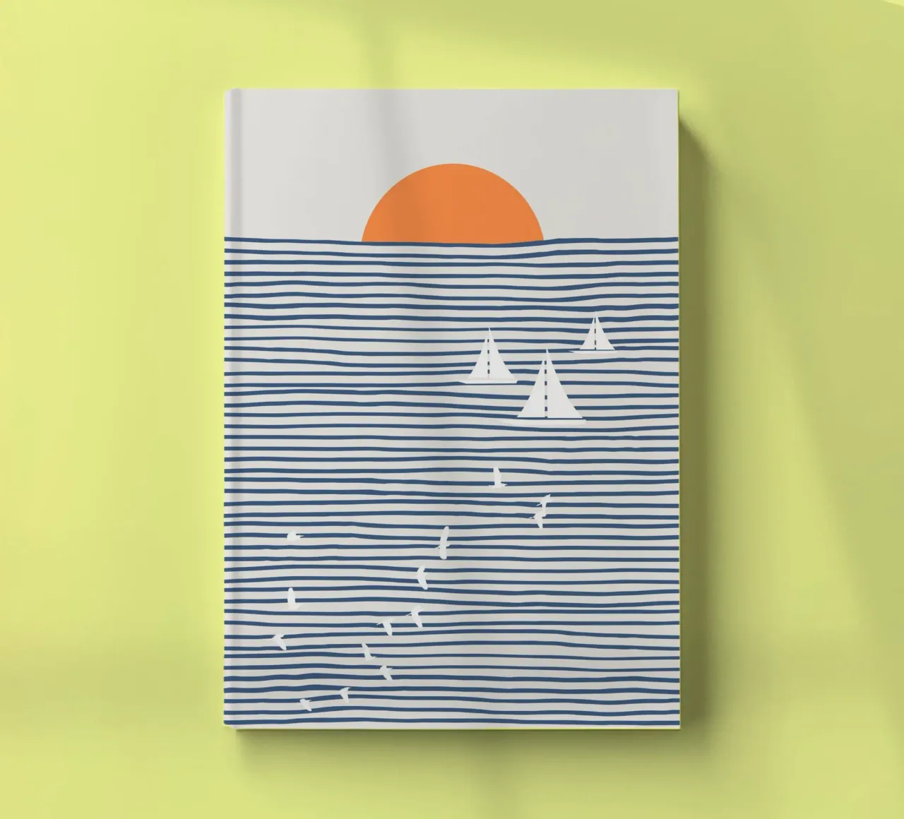 Witte zeilen notitieboek van Little Dean