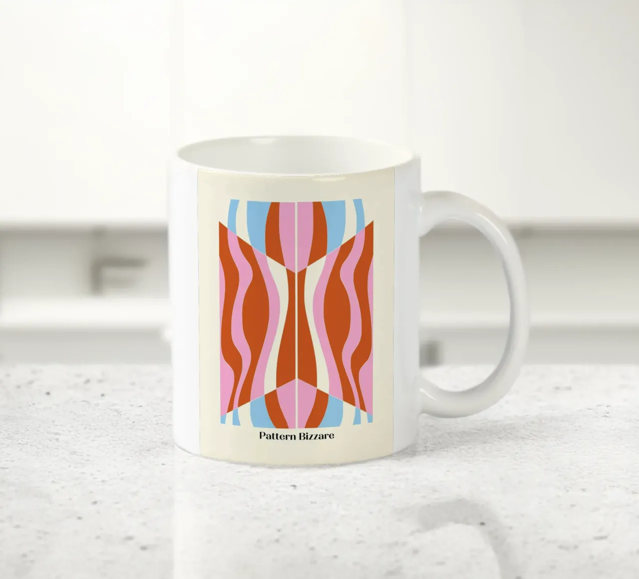 Pattern Bizarre ceramic mug by Little Dean