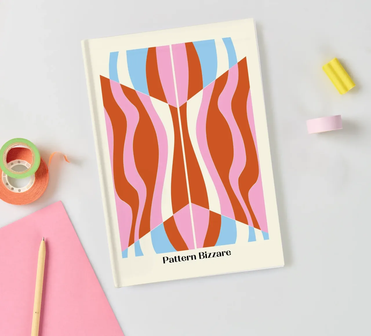 Pattern Bizarre notebook by Little Dean