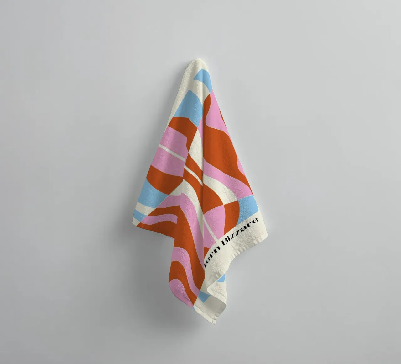 Pattern Bizarre towel by Little Dean