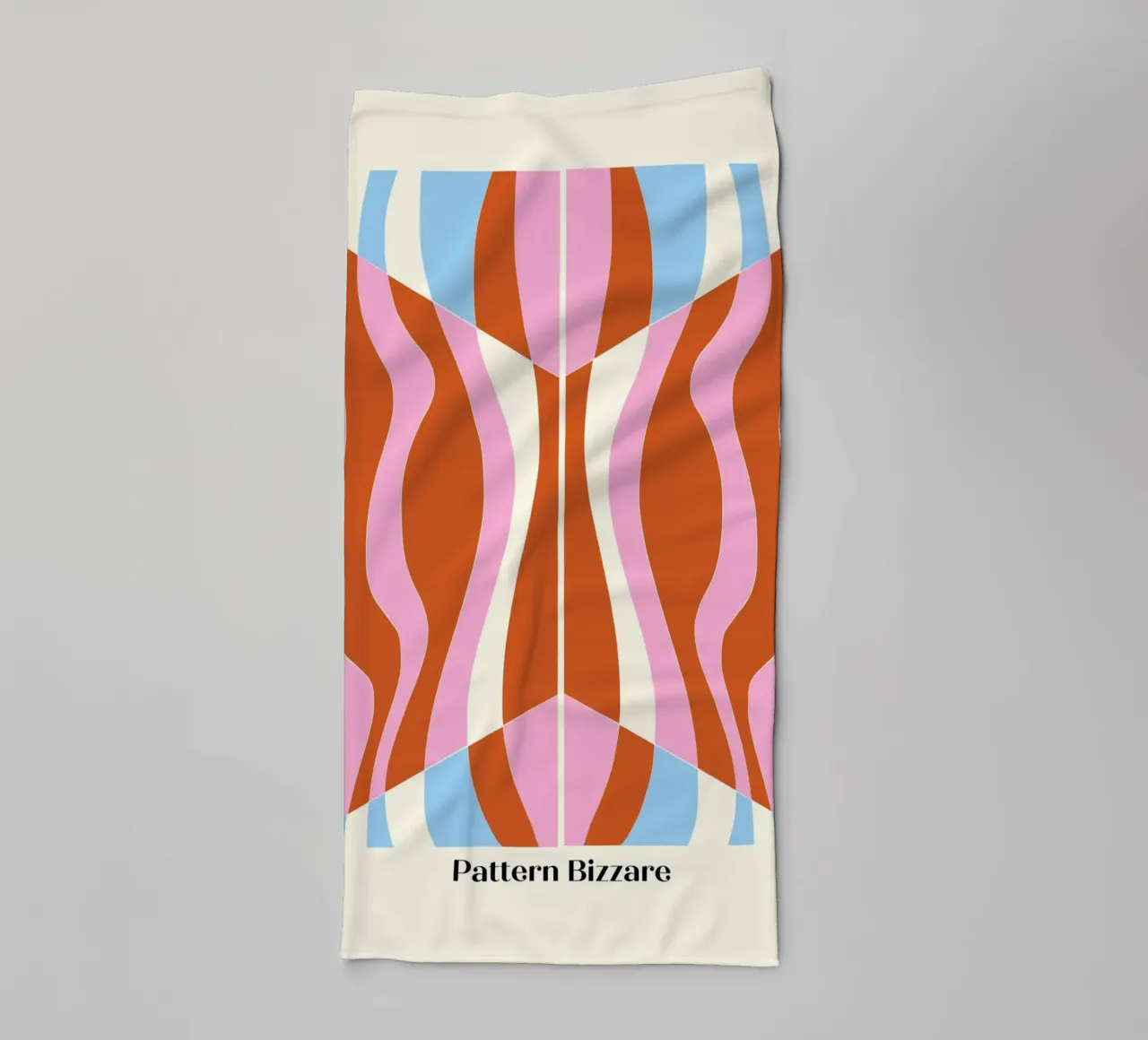 Pattern Bizarre towel by Little Dean