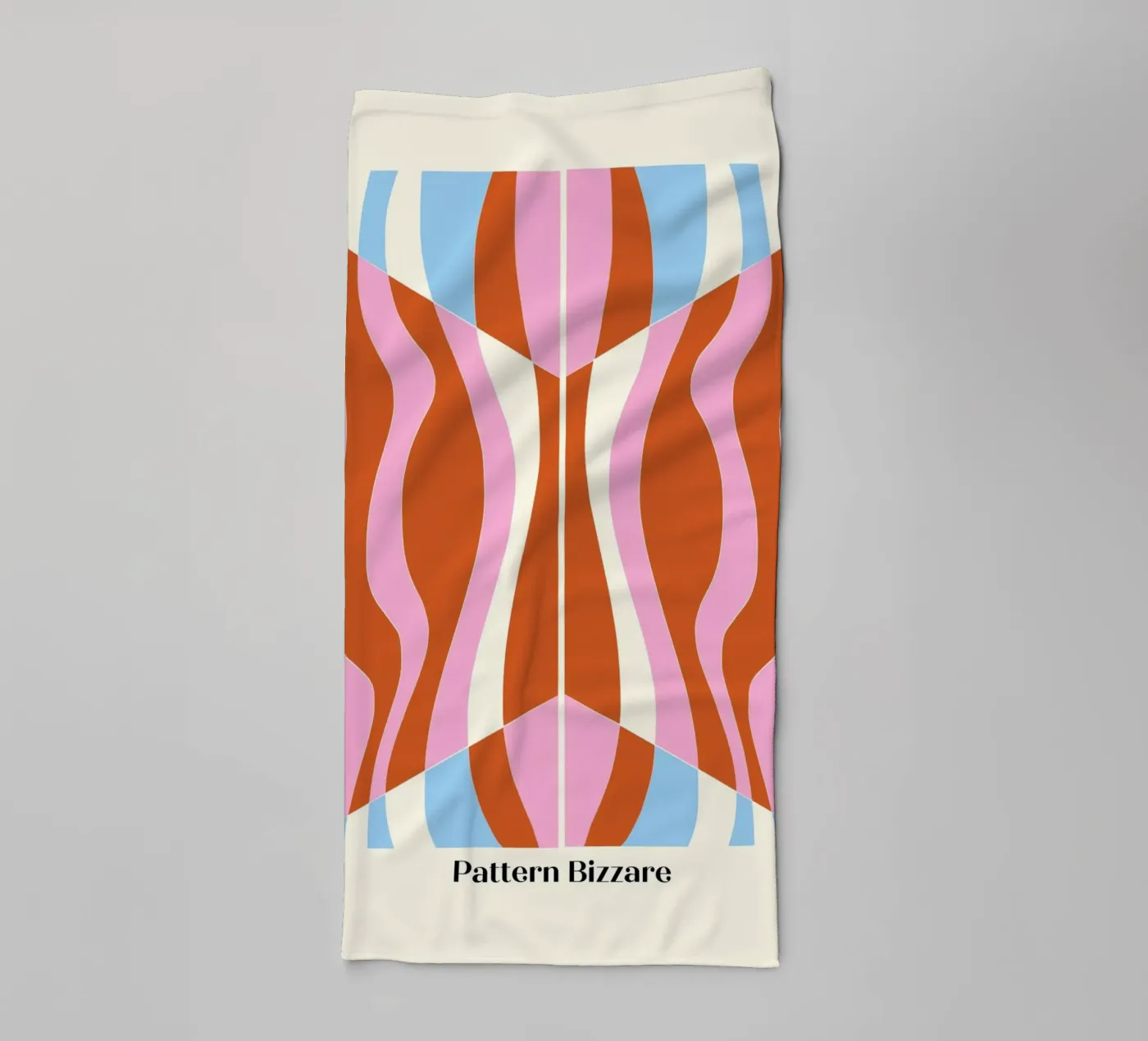Pattern Bizarre towel by Little Dean