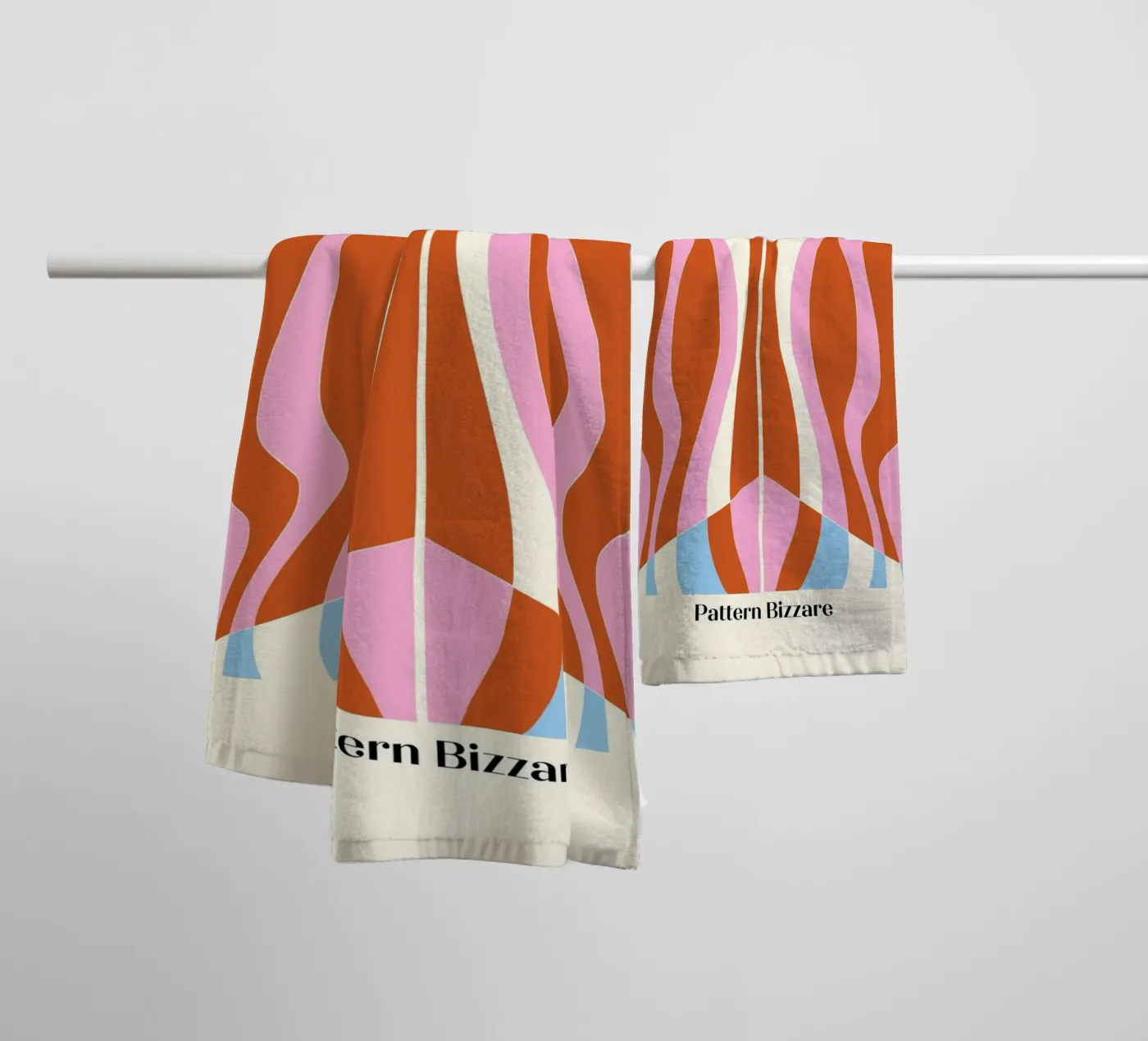 Pattern Bizarre towel by Little Dean