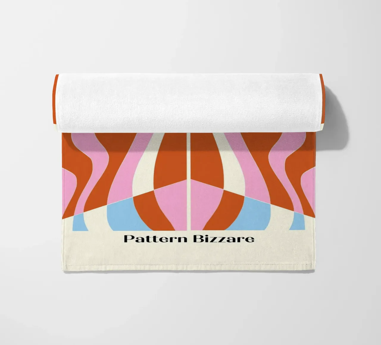 Pattern Bizarre beach towel by Little Dean