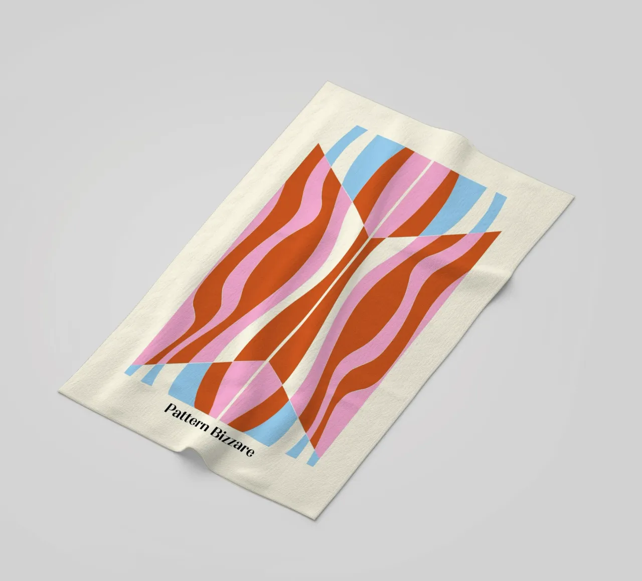 Pattern Bizarre beach towel by Little Dean