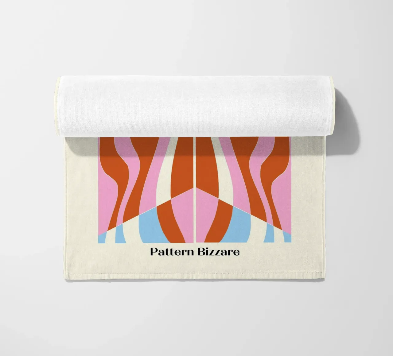 Pattern Bizarre beach towel by Little Dean