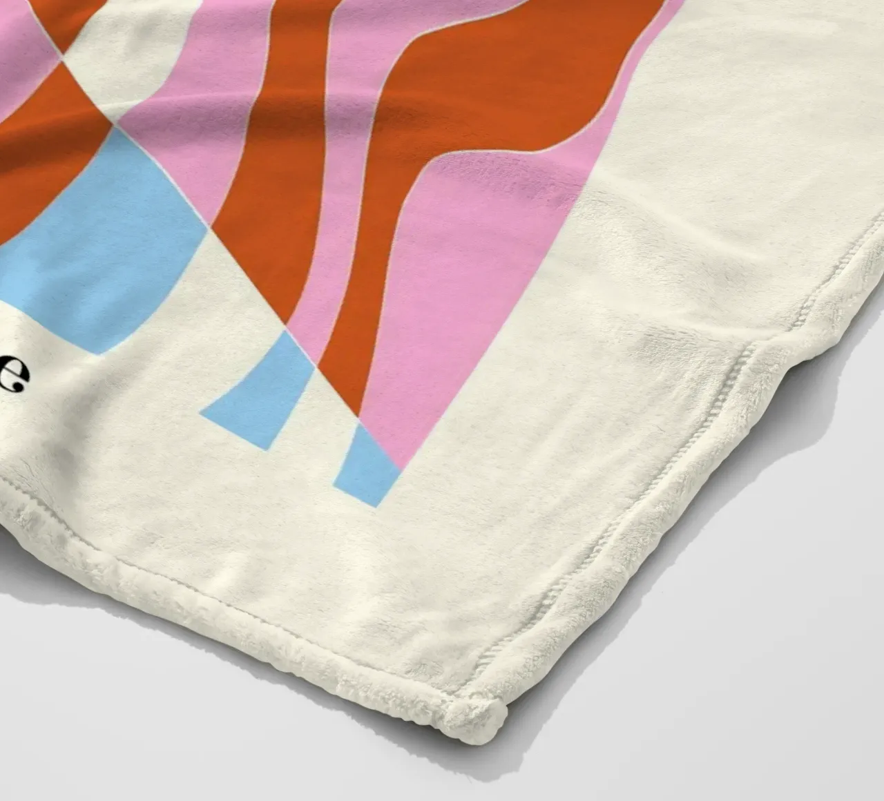 Pattern Bizarre fleece blanket by Little Dean