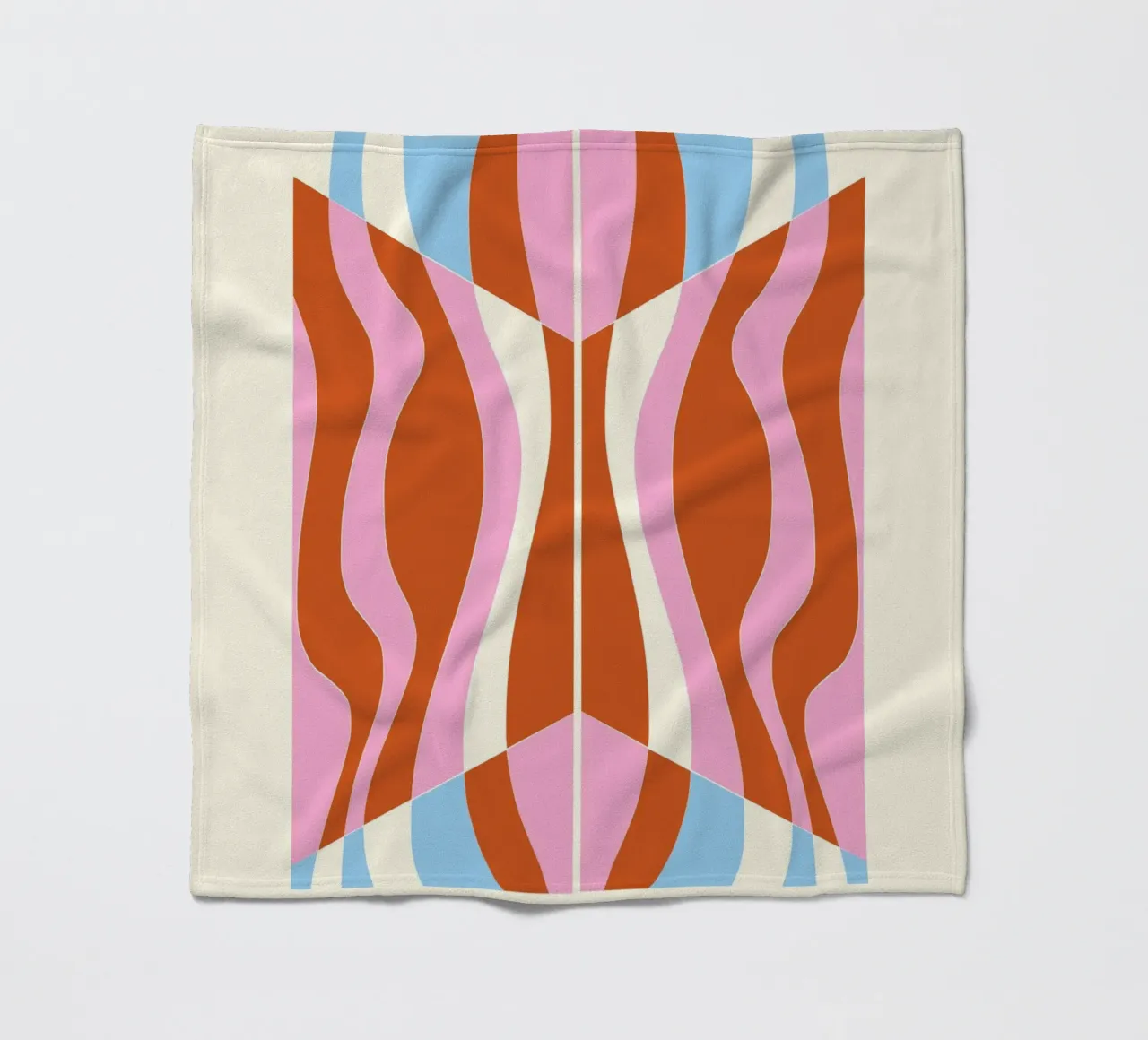 Pattern Bizarre fleece blanket by Little Dean