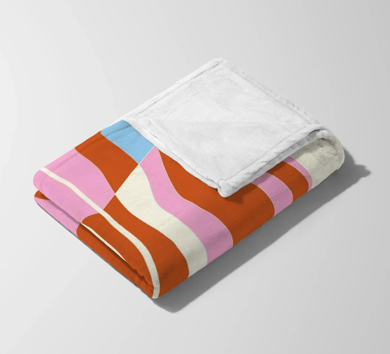 Pattern Bizarre fleece blanket by Little Dean