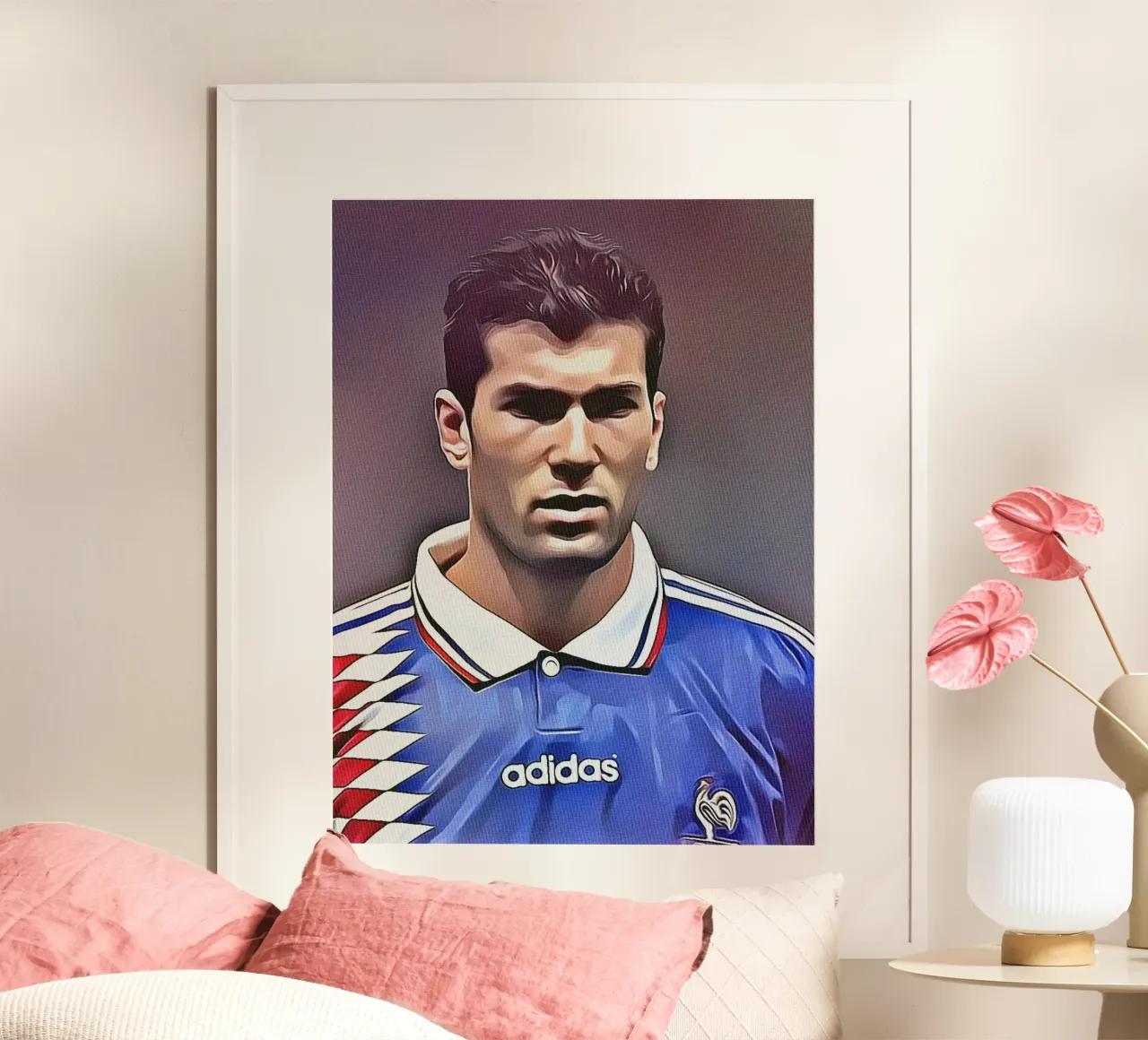 Zinedine Zidane poster da dan band