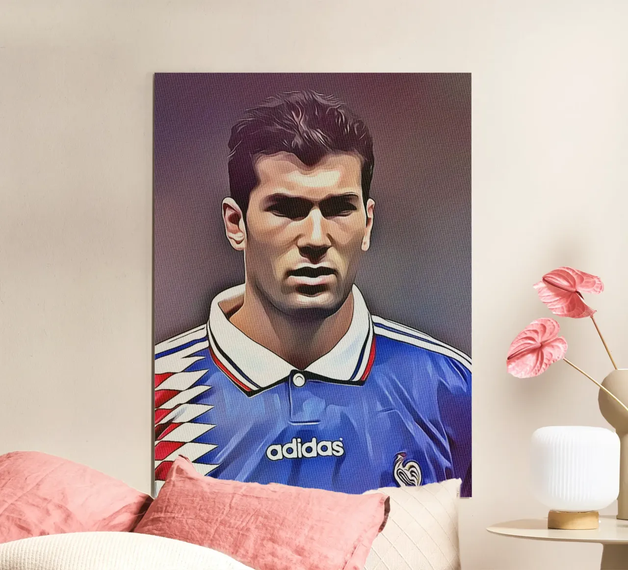 Zinedine Zidane poster da dan band