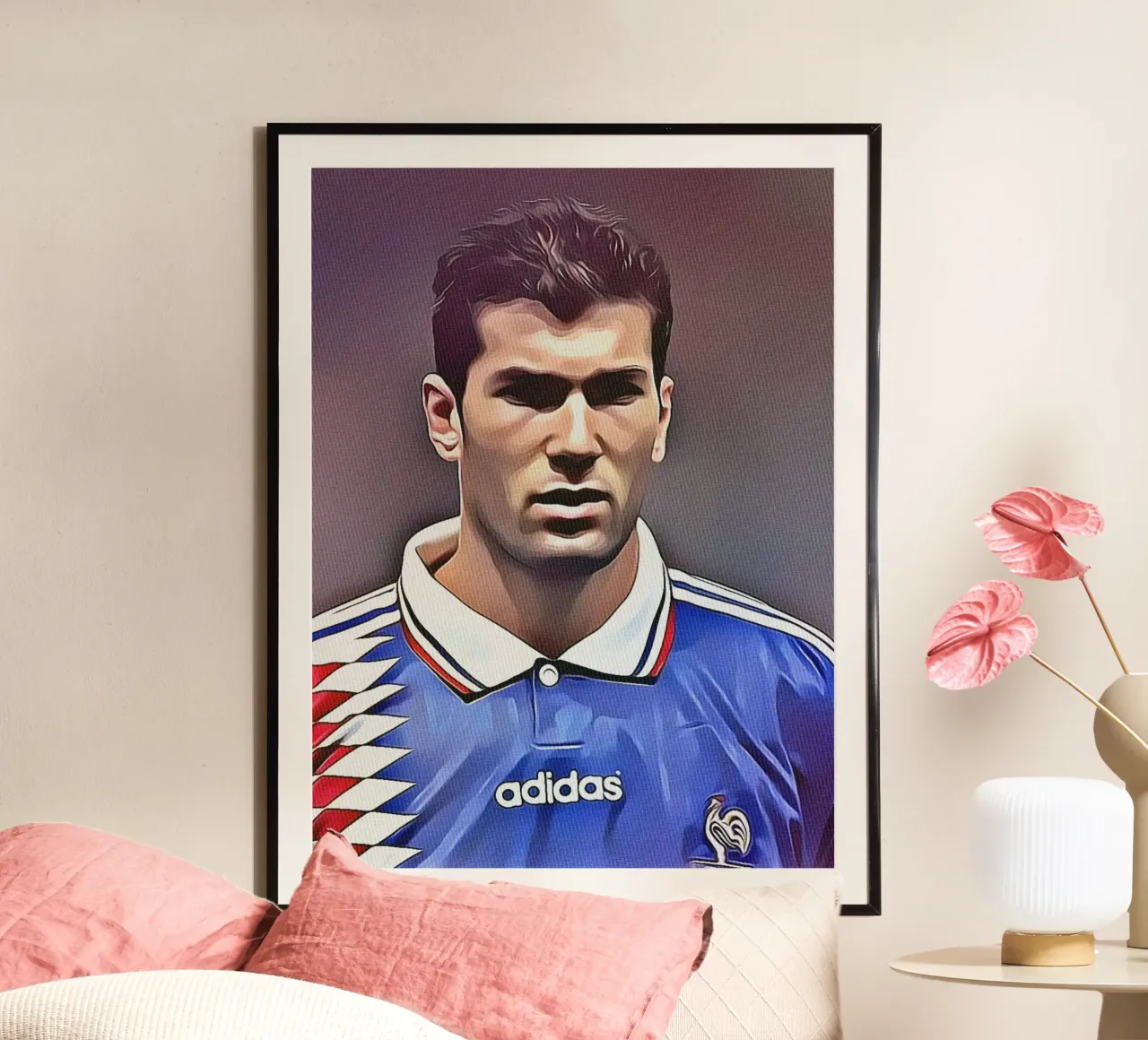 Zinedine Zidane poster da dan band