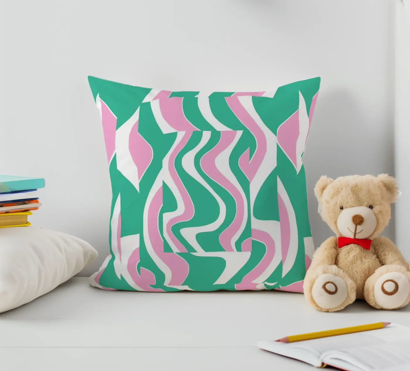 Bizarre Pattern 02 Kissen von Little Dean