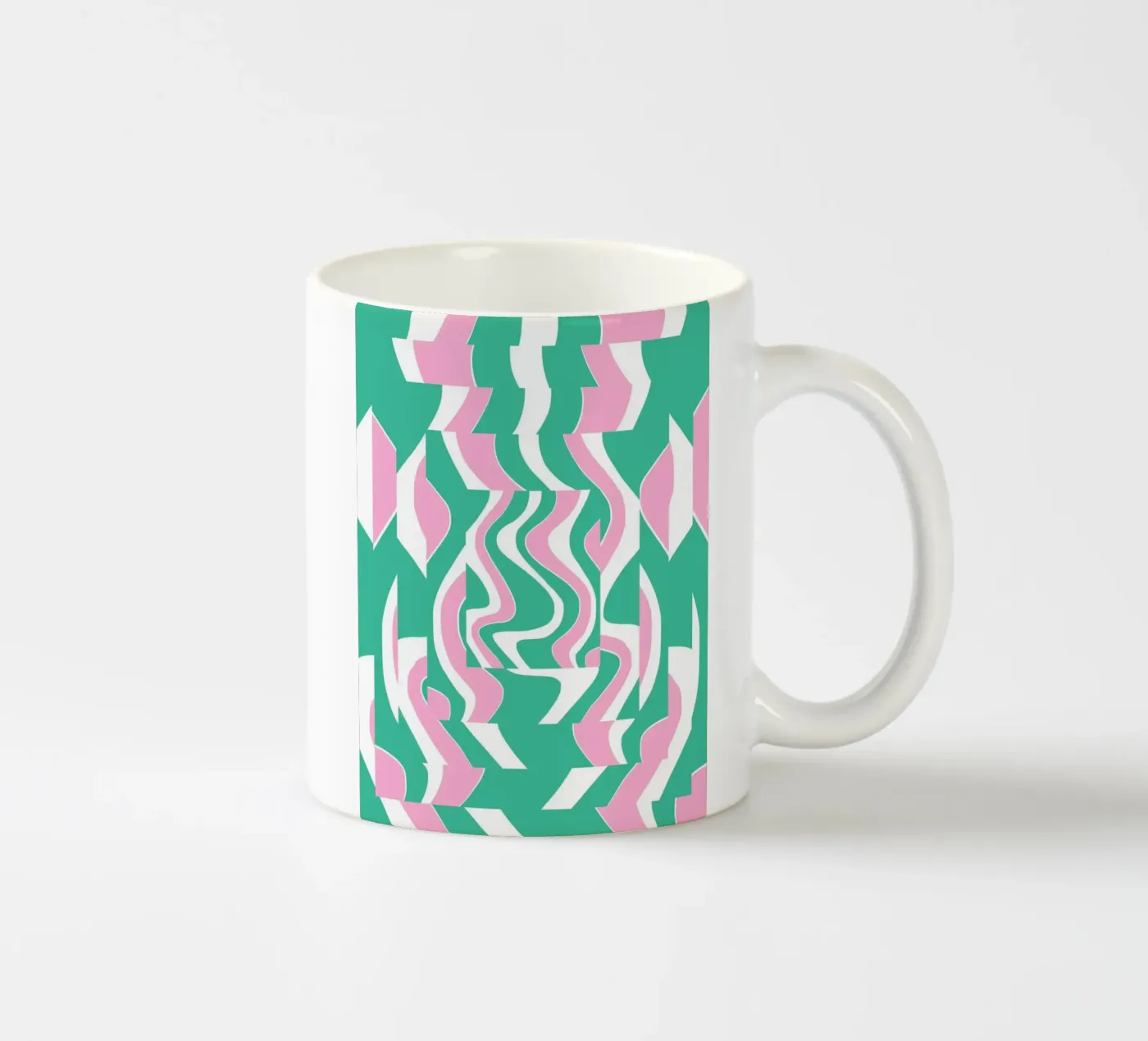 Pattern Bizarre 02 tazza in ceramica da Little Dean