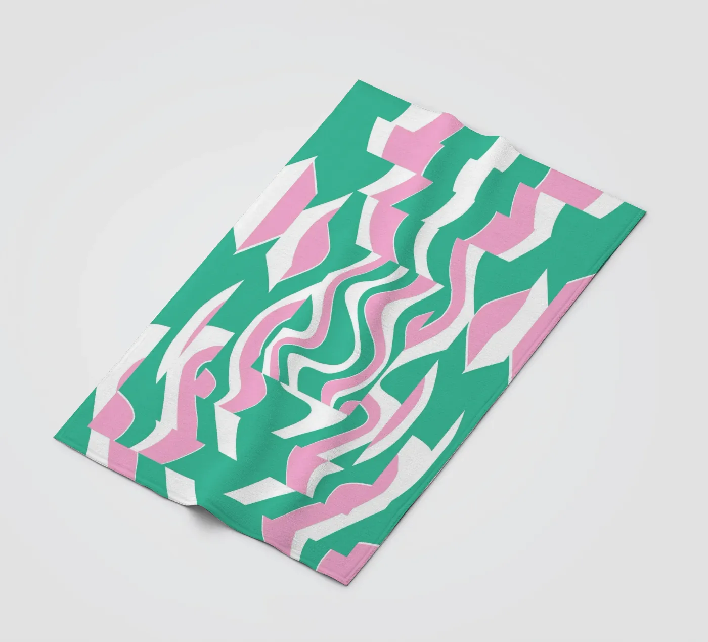 Bizarre Pattern 02 fleece blanket by Little Dean