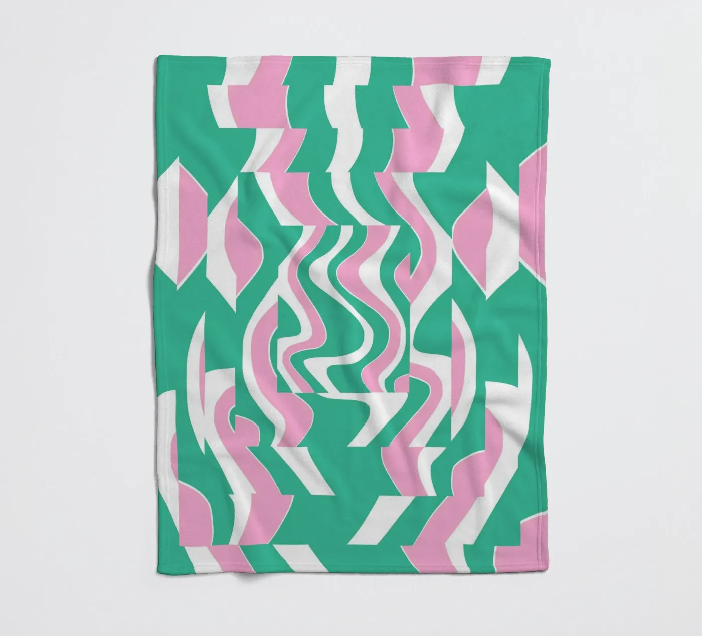 Bizarre Pattern 02 fleece blanket by Little Dean