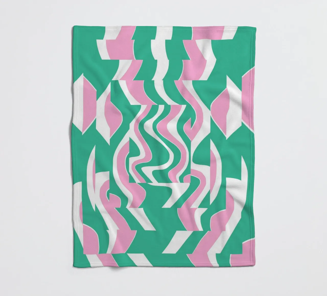 Bizarre Pattern 02 fleece blanket by Little Dean