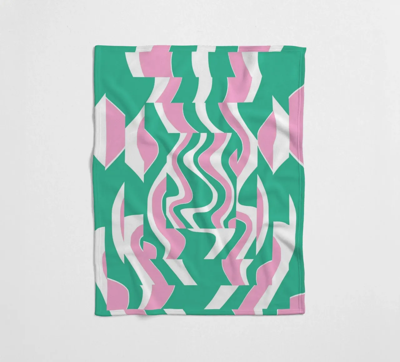 Pattern Bizarre 02 coperta in pile da Little Dean
