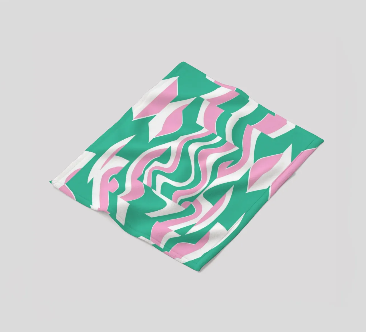 Pattern Bizarre 02 coperta in pile da Little Dean