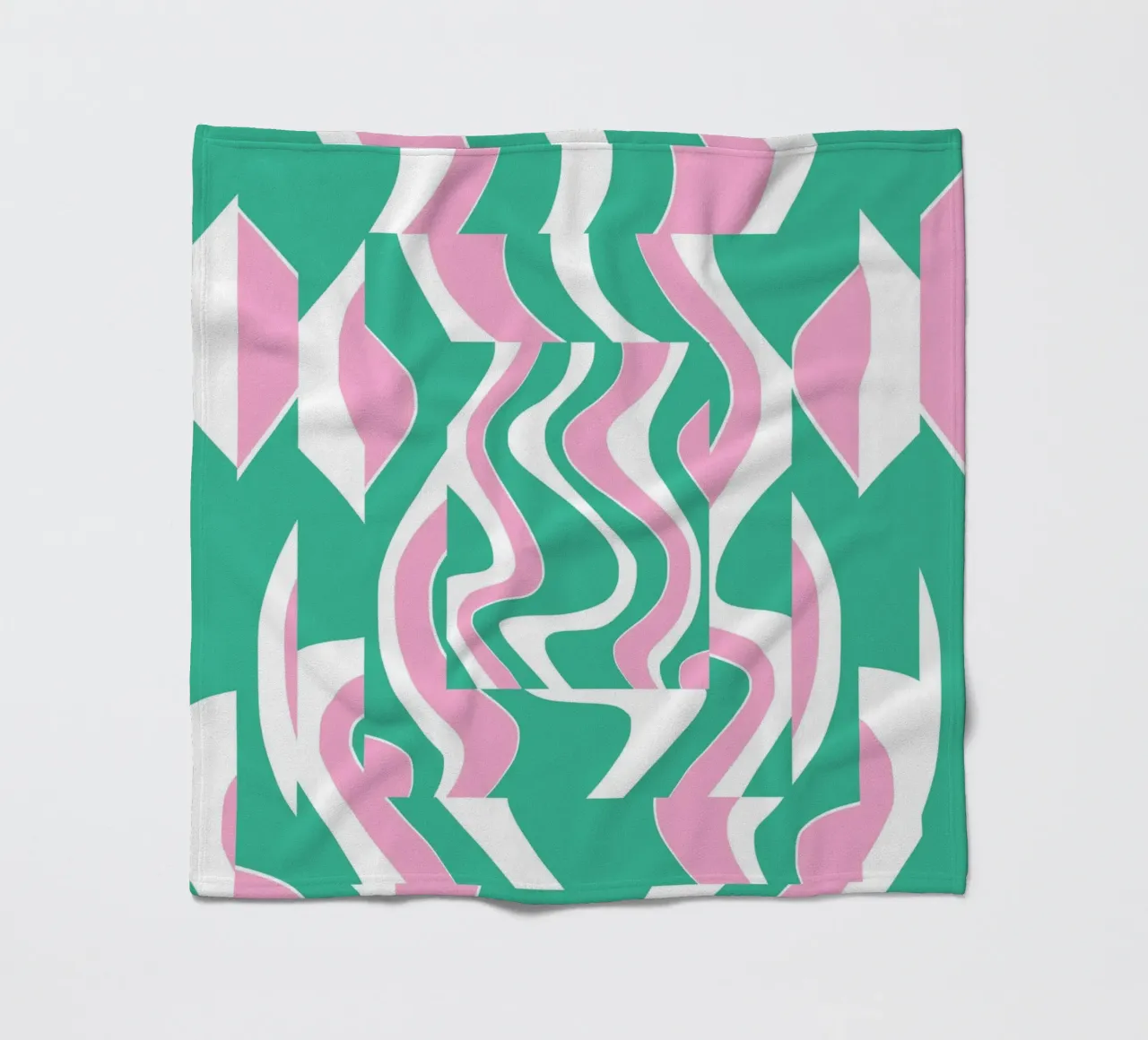 Bizarre Pattern 02 fleece blanket by Little Dean