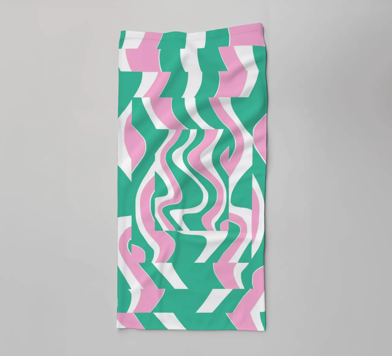 Bizarre Pattern 02 towel by Little Dean