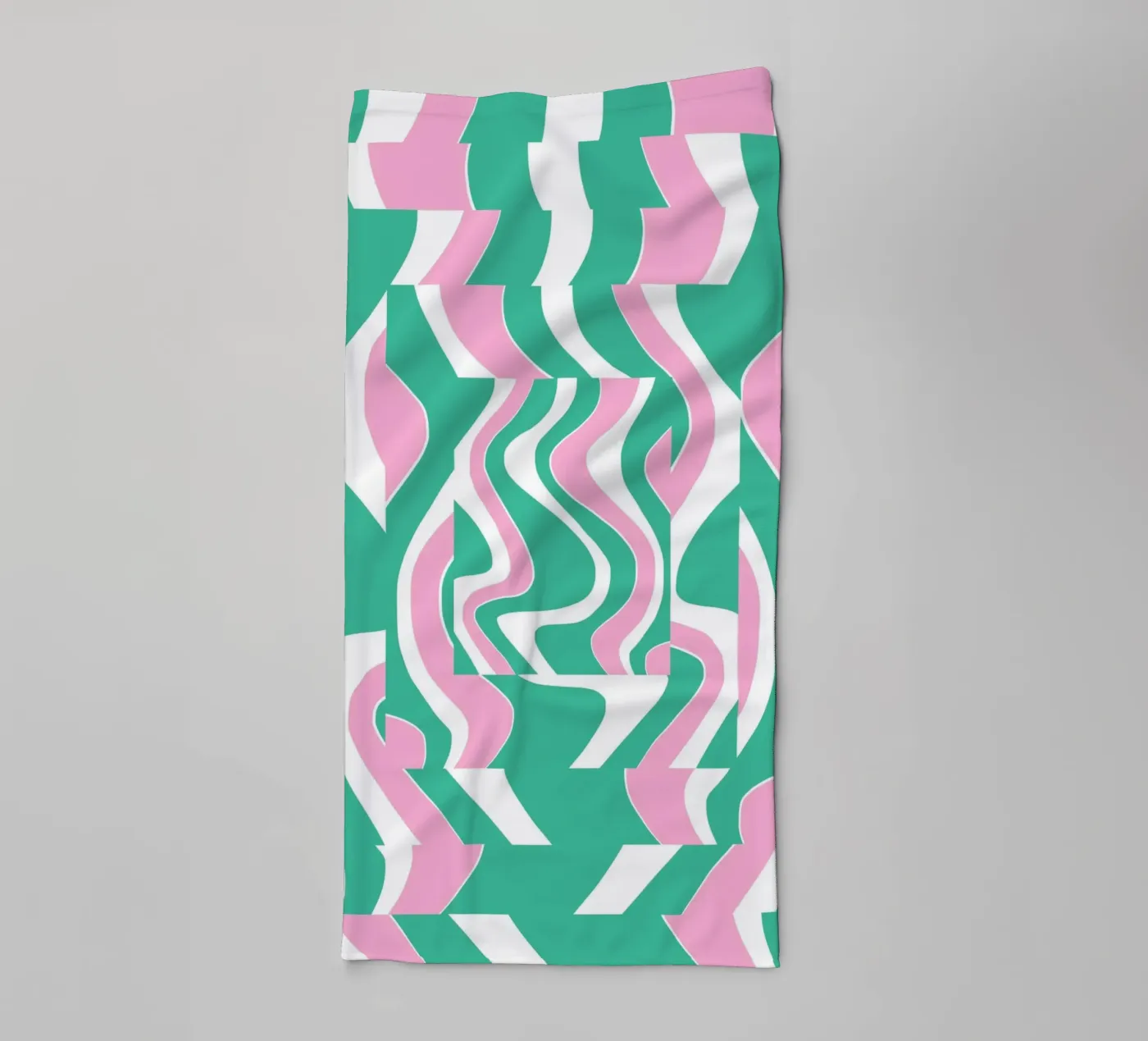 Bizarre Pattern 02 towel by Little Dean