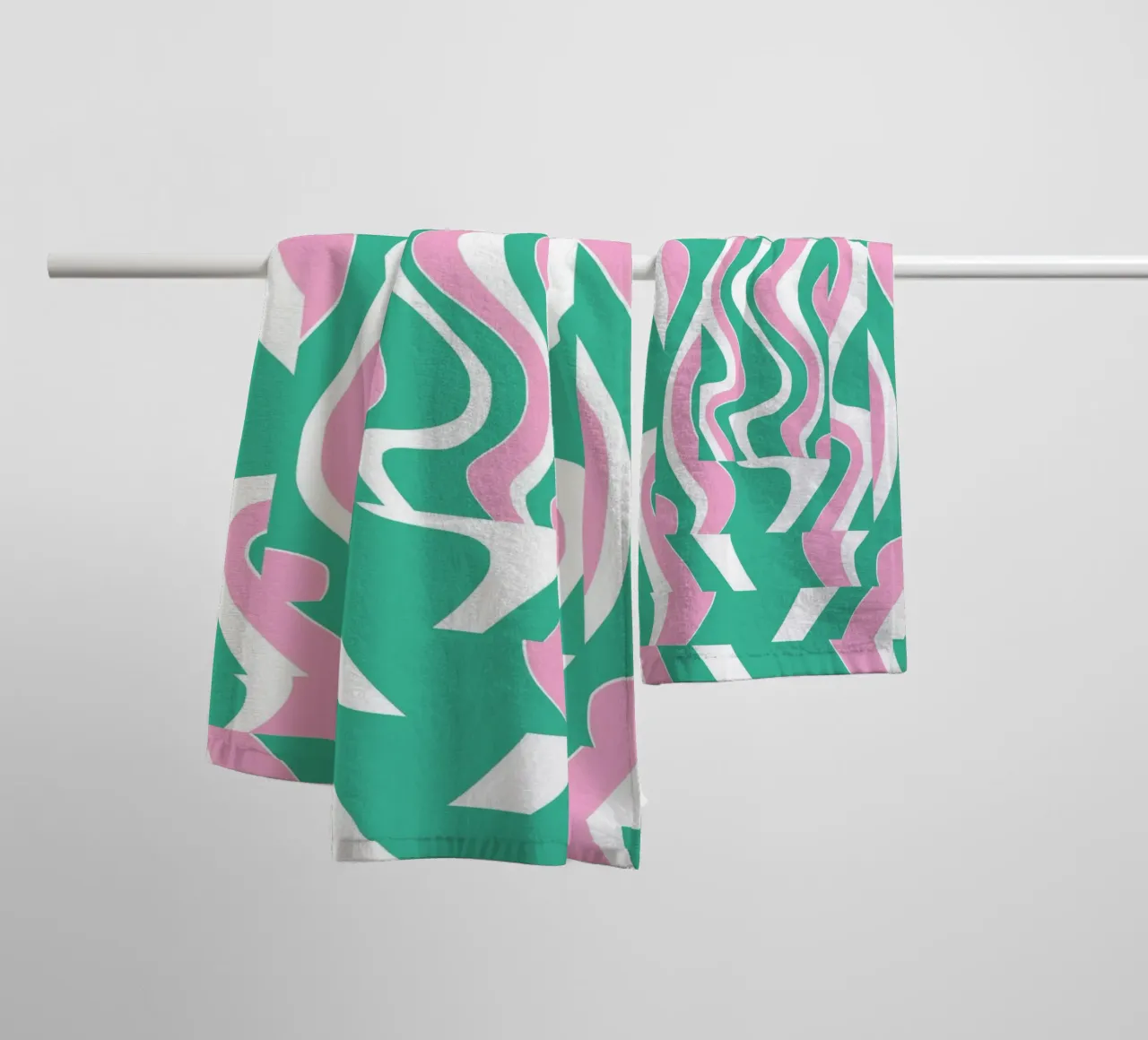 Bizarre Pattern 02 towel by Little Dean