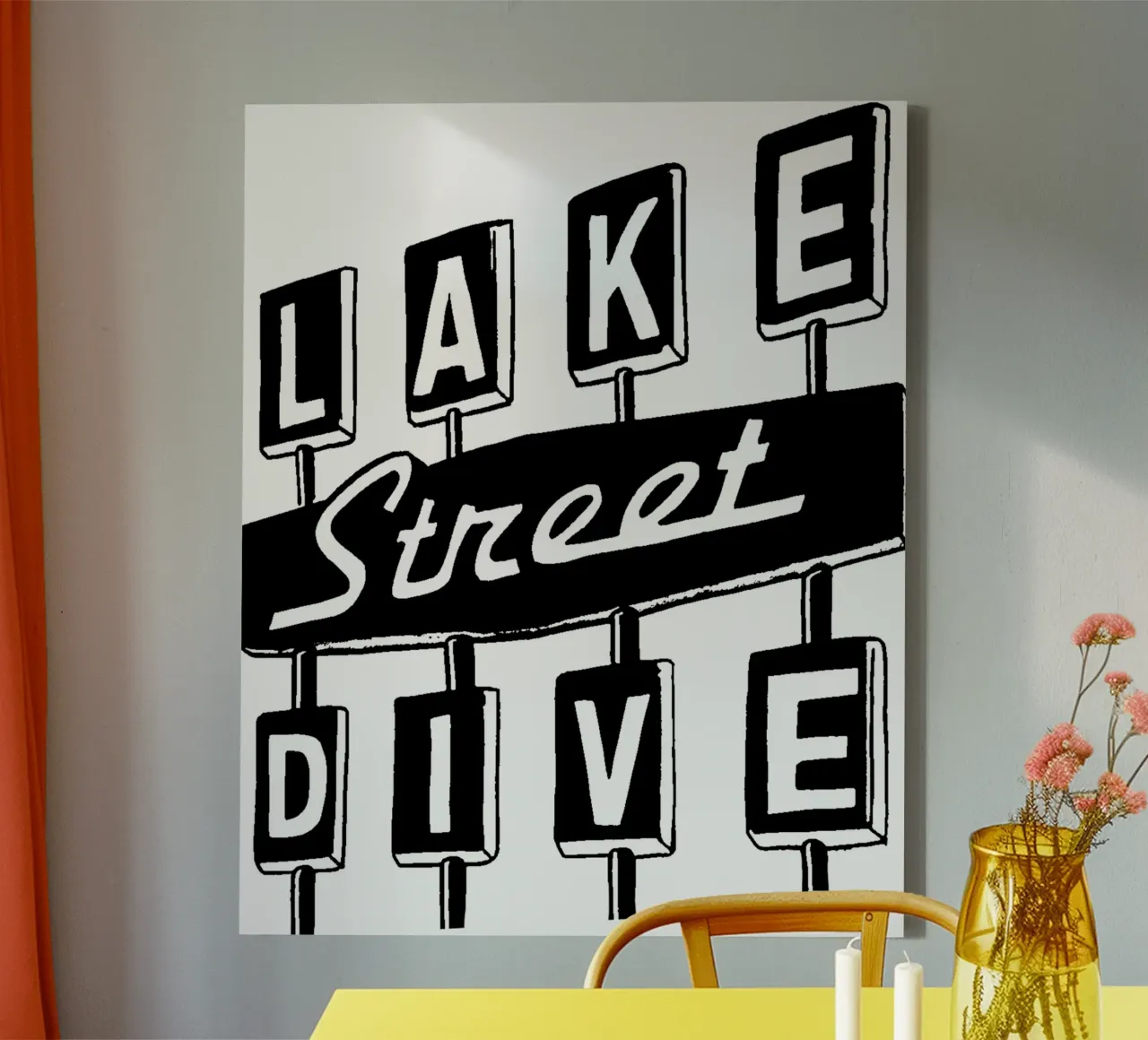 Boardwalk To The Lake canvas with Floater frame by sophielouise.designs