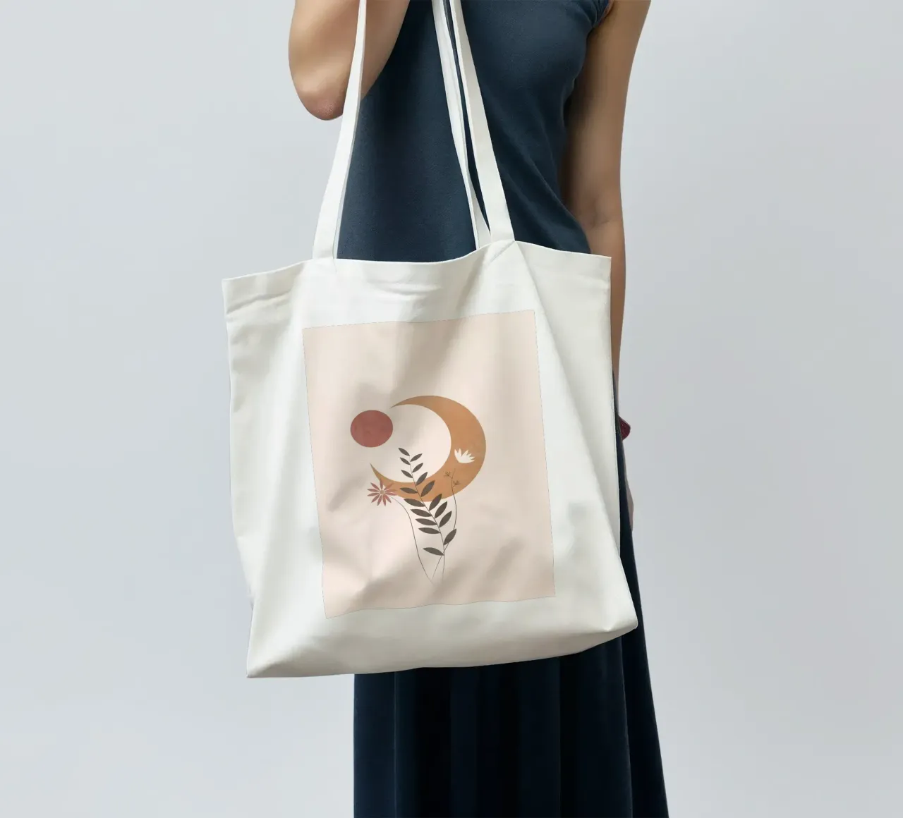 moon and branch borsa in juta da carsa
