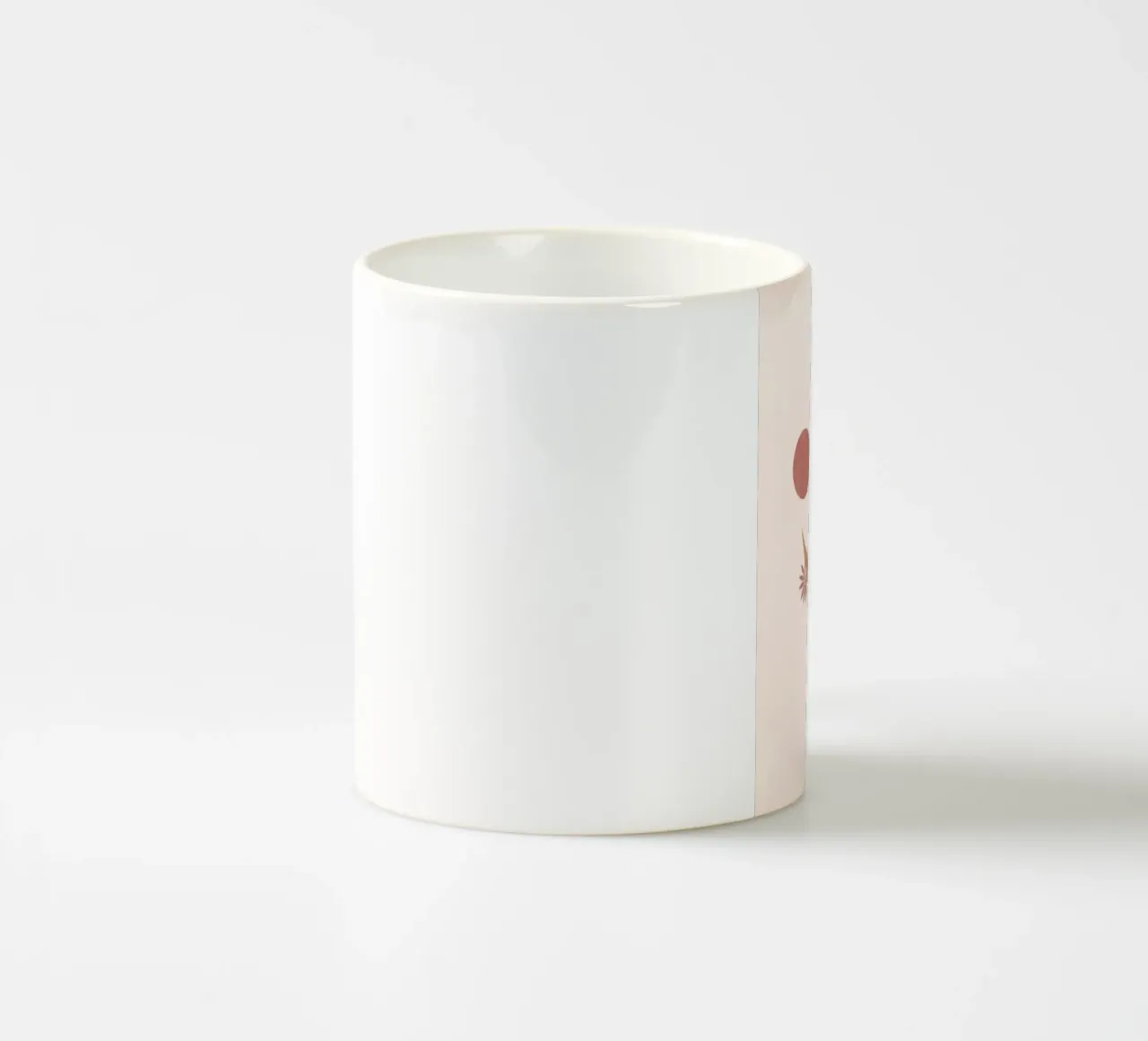 moon and branch tazza in ceramica da carsa