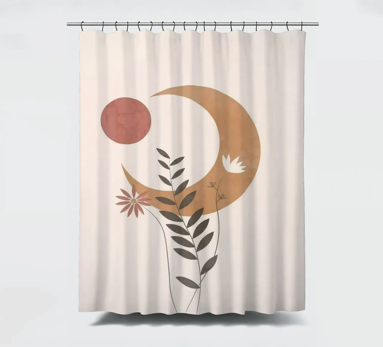 moon and branch tenda da doccia da carsa