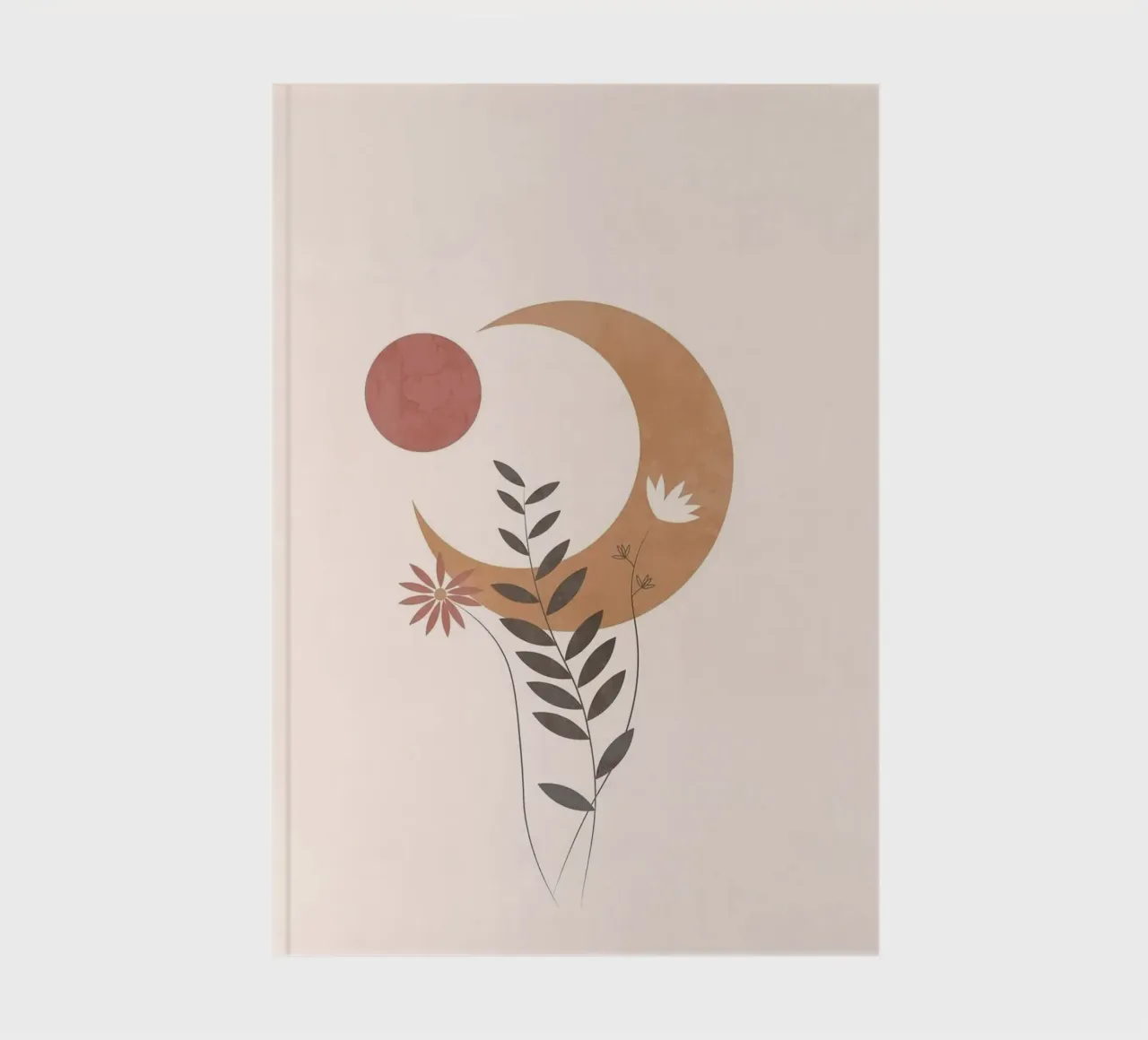 moon and branch notebook by carsa