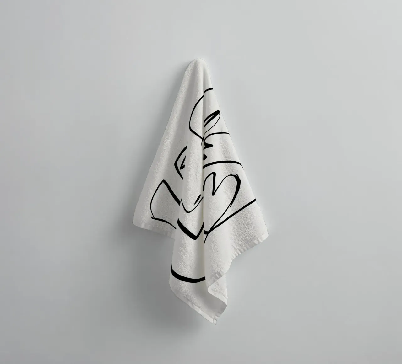 Pinching Pimple towel by Little Dean