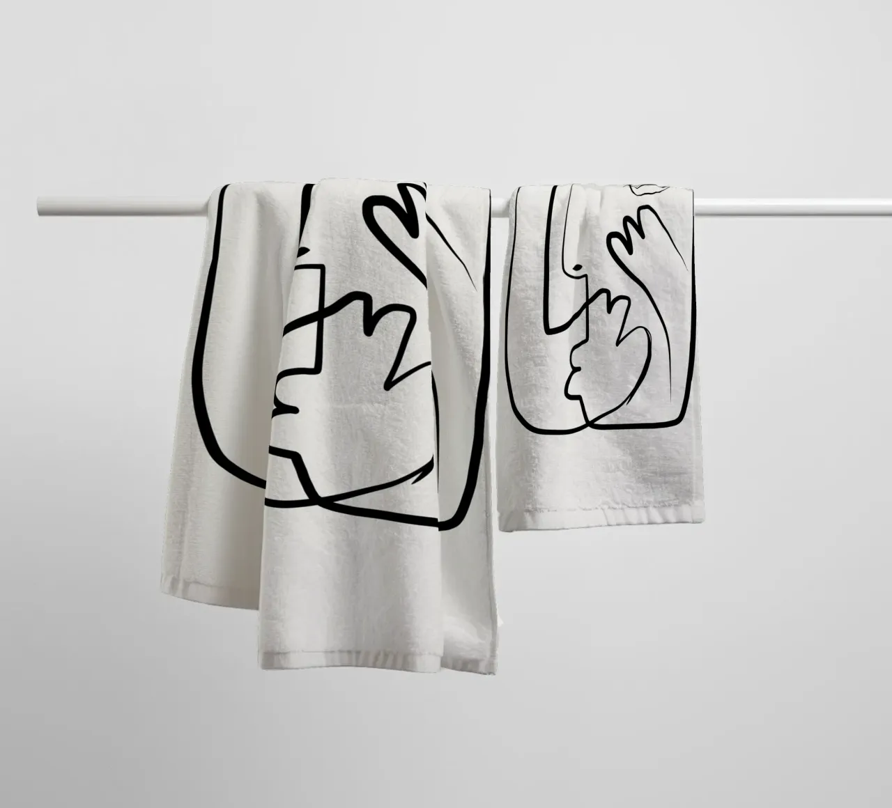 Pinching Pimple towel by Little Dean