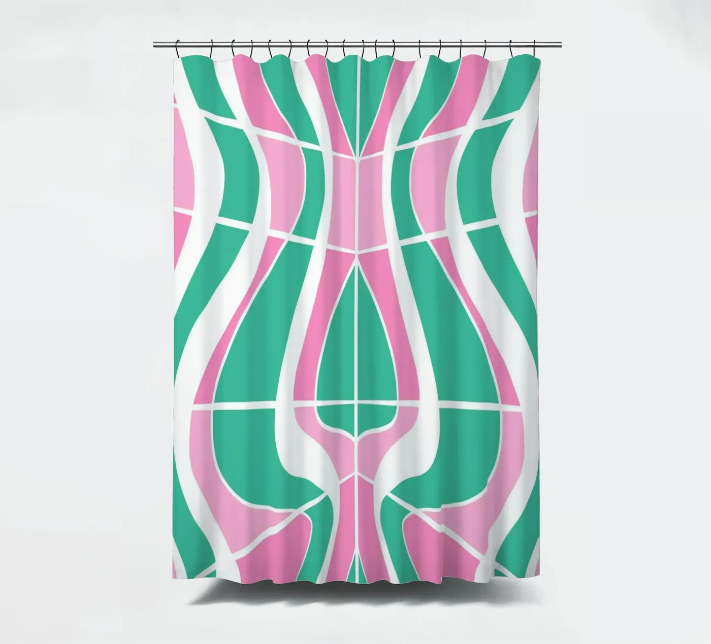 Bizar patroon 03 douchegordijn van Little Dean