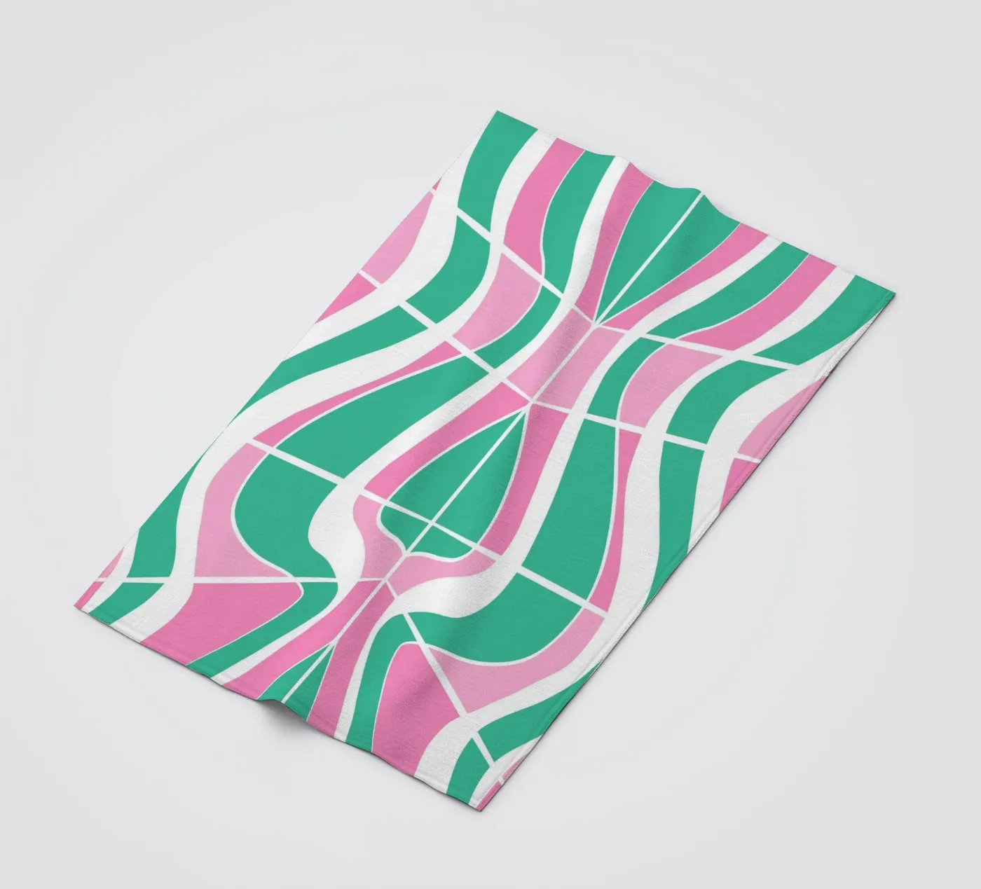 Pattern Bizarre 03 coperta in pile da Little Dean