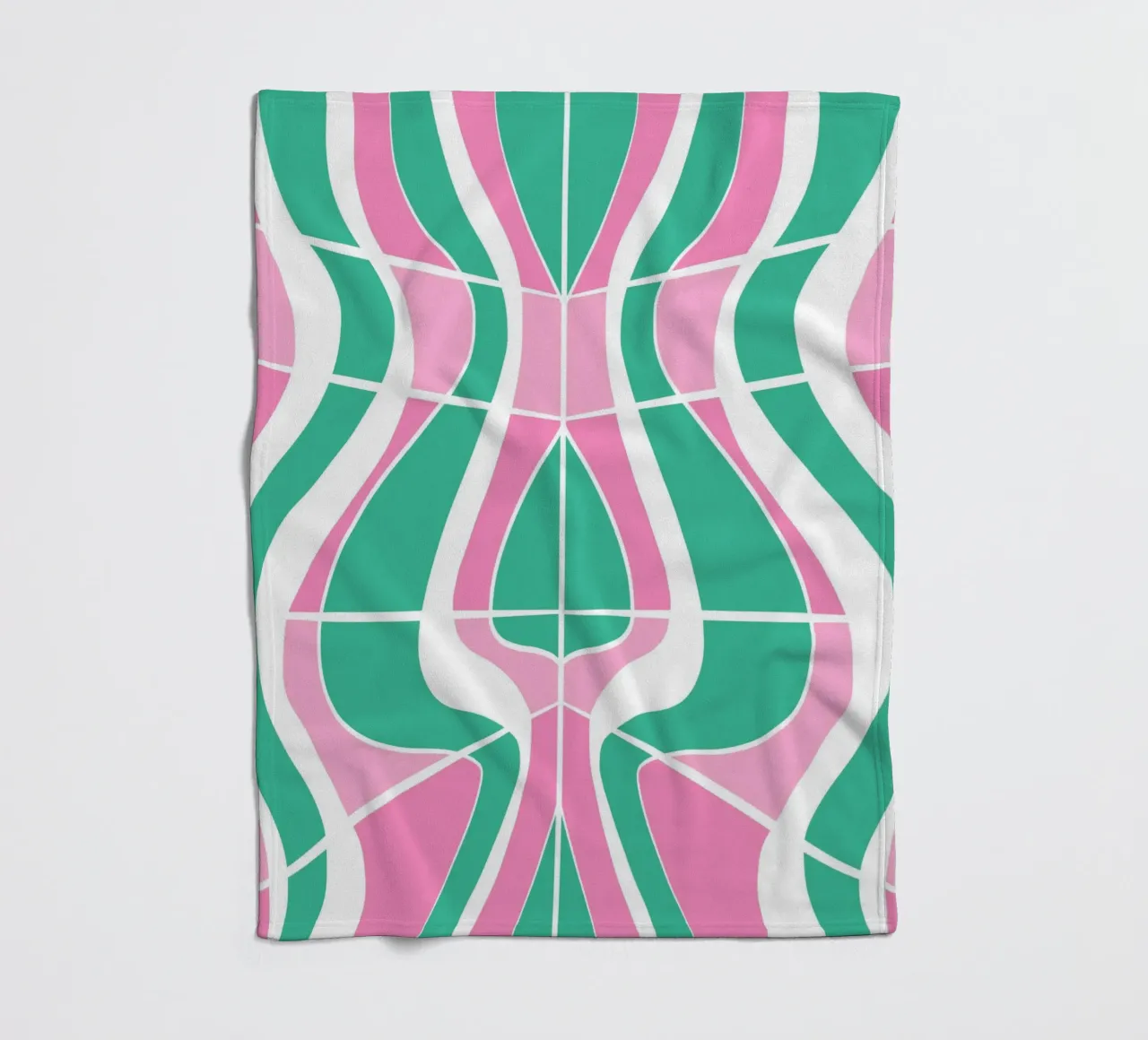 Bizarre Pattern 03 fleecedeken van Little Dean