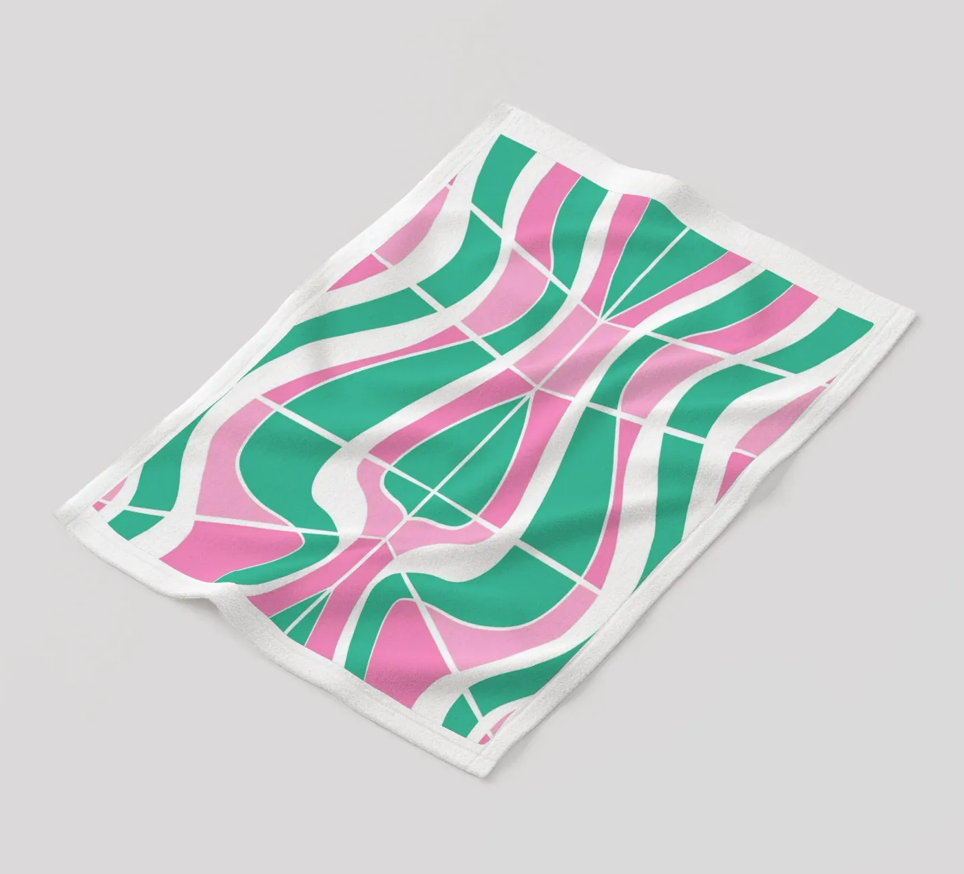 Pattern Bizarre 03 coperta in pile da Little Dean