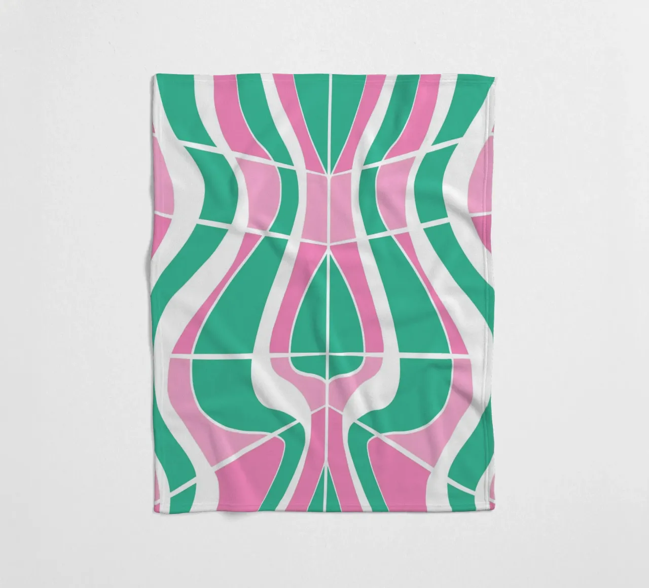 Bizarre Pattern 03 fleecedeken van Little Dean