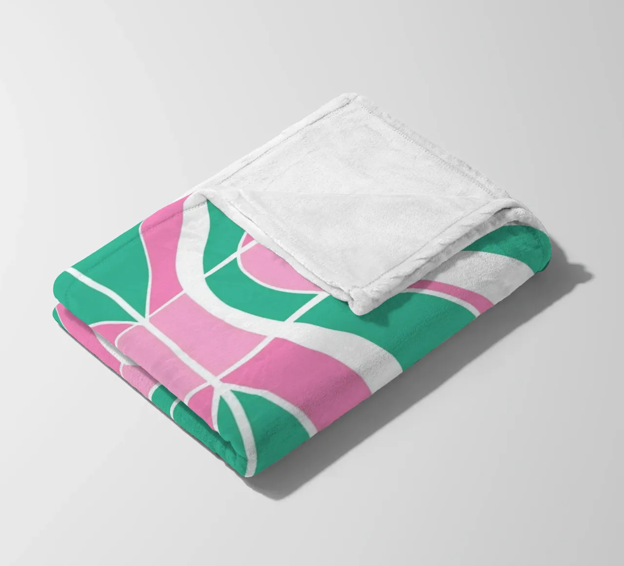 Bizarre Pattern 03 fleecedeken van Little Dean