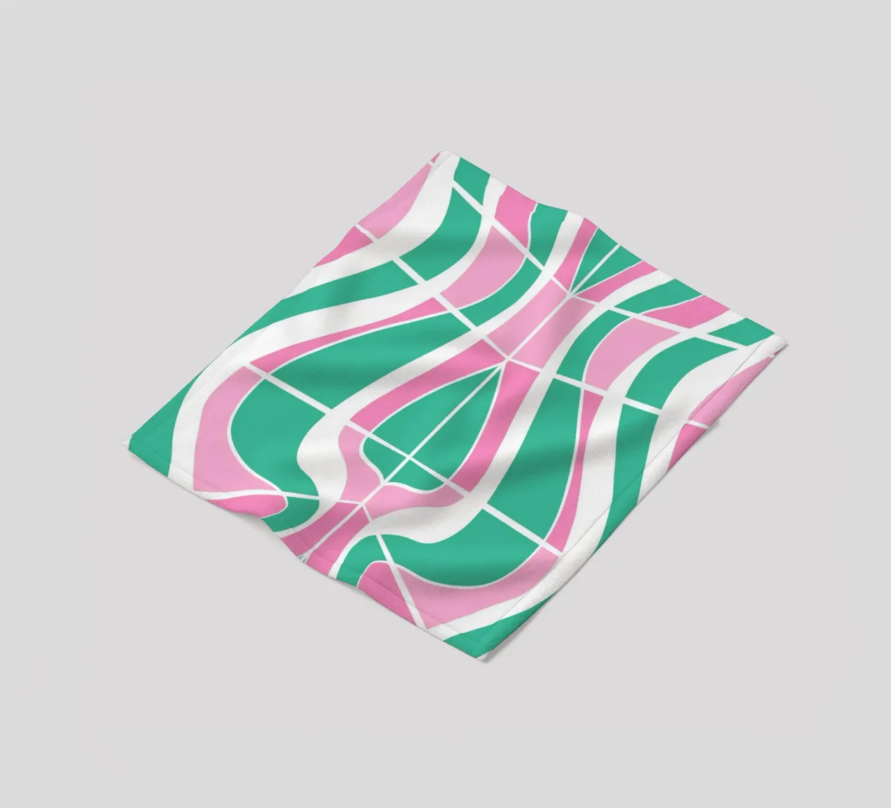 Bizarre Pattern 03 fleecedeken van Little Dean