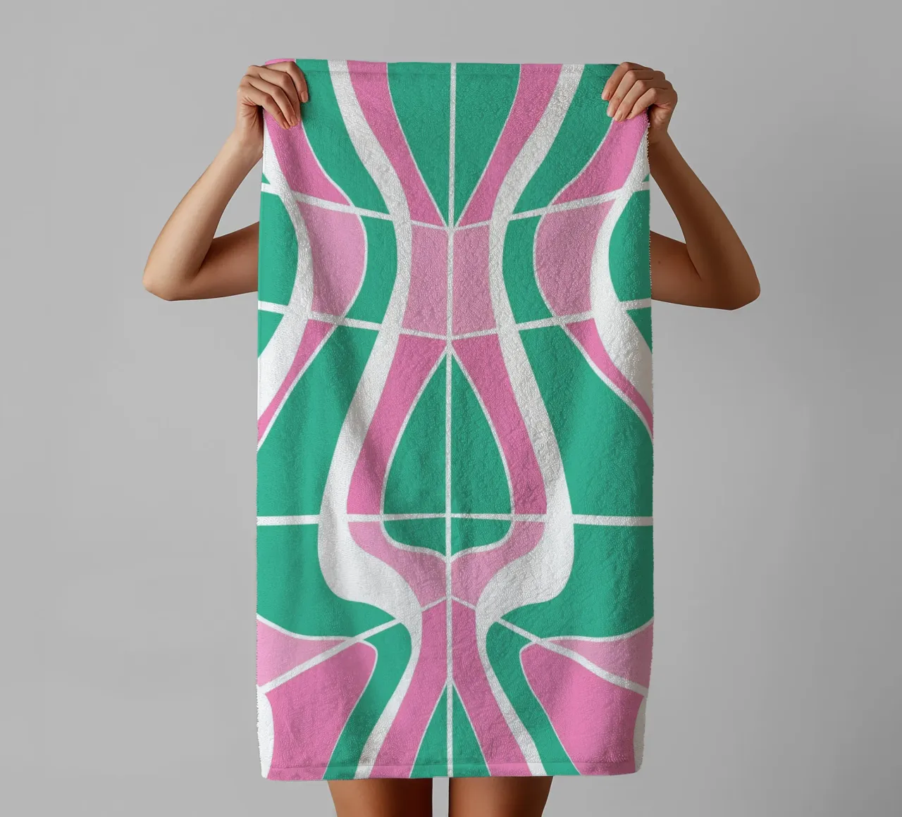 Bizarre Pattern 03 towel by Little Dean